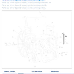 Full Arm Assembly for Drive Silver Sport  Right  1ea