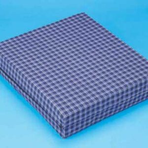 Foam Wheelchair Cushion Plaid 17.5 x19.5 x2-7/8 Comp Foam